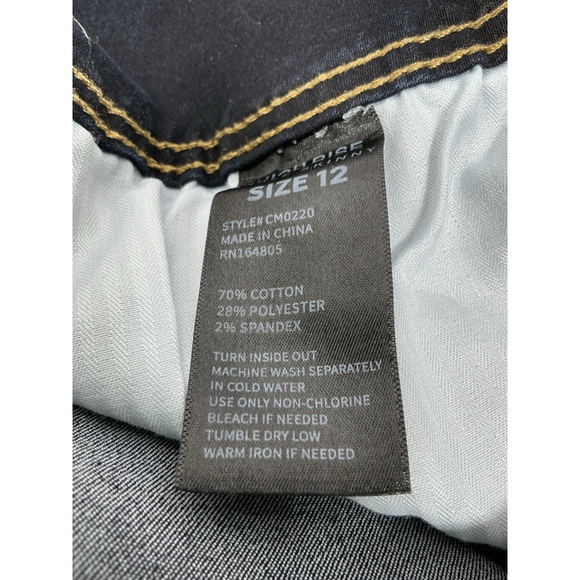 Womans Excellent Condition Copper Flash Dark Blue Jeans 12 0127/B-3 - Picture 4 of 8